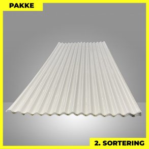 Sinus 18 - 2. sortering - 13 stk. af 2885-3000 mm - Gr�hvid - 41,3 m�