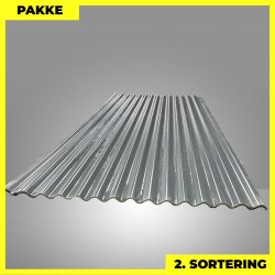 Sinus 18 - 2. sortering - 10 stk. af 3000 mm - Antracitgr� - 31,9 m�