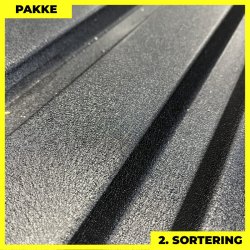 Trapezplade MVP 21 - V�g - 2. sortering - 9 stk. af 3000 mm - Mat Sort - 27,9 m�