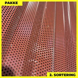 Trapezplade MTP 20 Perforeret - 2. sortering - 13 stk. af 3000 mm - M�rker�d - 39 m�