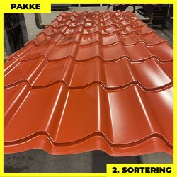 Teglstensprofil Traditionel - 2. sortering - 8 stk. af 2920 mm - Svenskr�d - 25,2 m�