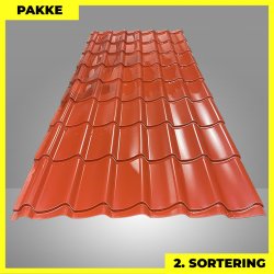 Teglstensprofil Traditionel - 2. sortering - 8 stk. af 2920 mm - Svenskr�d - 25,2 m�