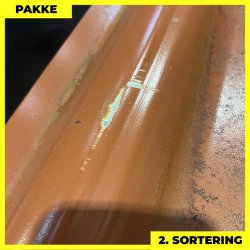 Teglstensprofil Traditionel - 2. sortering - 5 stk. af 2920 mm - Teglr�d - 15,7 m�