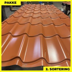 Teglstensprofil Traditionel - 2. sortering - 5 stk. af 2920 mm - Teglr�d - 15,7 m�