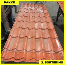 Teglstensprofil Traditionel - 2. sortering - 8 stk. af 2920 mm - Teglr�d - 25,2 m�