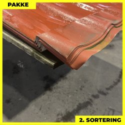 Teglstensprofil Traditionel - 2. sortering - 8 stk. af 2920 mm - Teglr�d - 25,2 m�