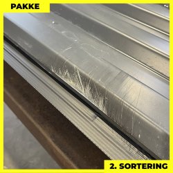 Trapezplade MTP 20 - 2. sortering - 5 stk. af 3000 mm - Grafitgr� - 15 m�