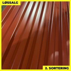 Trapezplade MTP 20 - 2. sortering - 3000 mm - M�rker�d