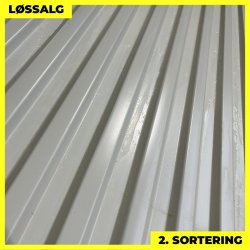 Trapezplade MTP 20 - 2. sortering - 3000 mm - Lysegr�