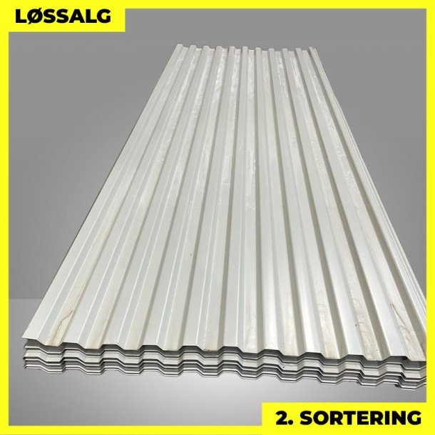 Trapezplade MTP 20 - 2. sortering - 3000 mm - Lysegr�