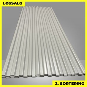 Trapezplade MTP 20 - 2. sortering - 3000 mm - Lysegr�