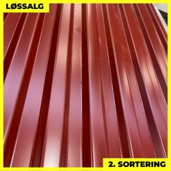 Trapezplade MTP 20 - 2. sortering - 3000 mm - Svenskr�d