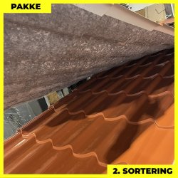 Teglstensprofil Traditionel m/ dug - 2. sortering - 14 stk. af 2920 mm - Teglr�d - 44,1 m�