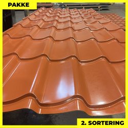 Teglstensprofil Traditionel m/ dug - 2. sortering - 14 stk. af 2920 mm - Teglr�d - 44,1 m�