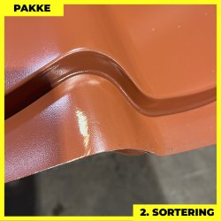 Teglstensprofil Traditionel - 2. sortering - 17 stk. af 2920 mm - Teglr�d - 53,6 m�