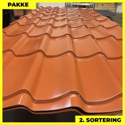 Teglstensprofil Traditionel - 2. sortering - 17 stk. af 2920 mm - Teglr�d - 53,6 m�