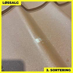 Teglstensprofil Traditionel - 2. sortering - 2920 mm - Mat Teglr�d