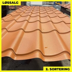 Teglstensprofil Traditionel - 2. sortering - 2920 mm - Mat Teglr�d