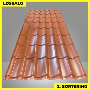 Teglstensprofil Traditionel m/ dug - 2. sortering - 2920 mm - Teglr�d