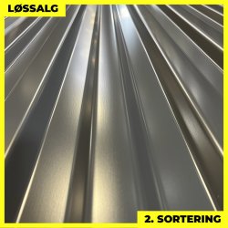 Trapezplade MTP 20 - 2. sortering - 3000 mm - Grafitgr�