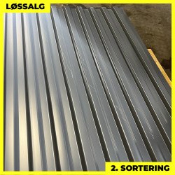 Trapezplade MTP 20 - 2. sortering - 3000 mm - Grafitgr�