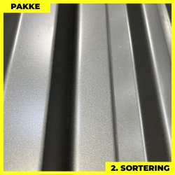 Trapezplade MTP 20 - 2. sortering - 14 stk. af 3000 mm - M�rk Silver - 42 m�