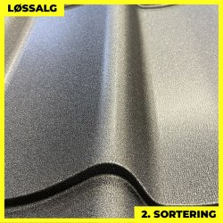 Teglstensprofil Traditionel - 2. sortering - 2920 mm - Mat Sort