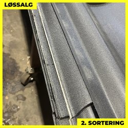 Teglstensprofil Traditionel - 2. sortering - 2920 mm - Mat Sort