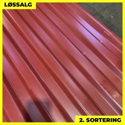 Trapezplade MTP 20 - 2. sortering - 3000 mm - M�rker�d