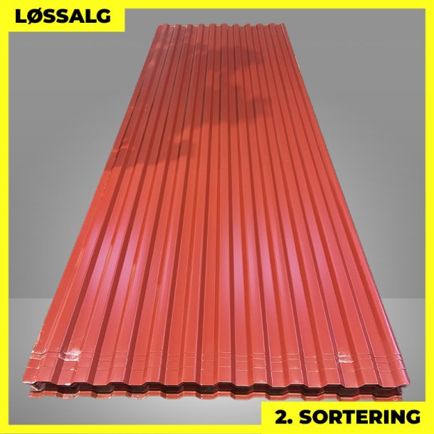 Trapezplade MTP 20 - 2. sortering - 3000 mm - M�rker�d