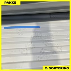 Trapezplade MTP 20 - 2. sortering - 8 stk. af 3000 mm - Hvid - 24 m�