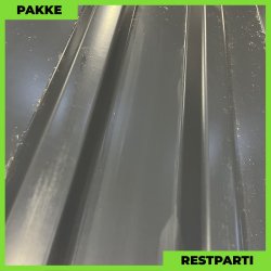 Trapezplade MTP 21 - Restparti - 7 stk. af 4750 mm - 0,5 mm - Antracitgr� - 34,4 m�