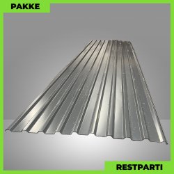 Trapezplade MTP 21 - Restparti - 7 stk. af 4750 mm - 0,5 mm - Antracitgr� - 34,4 m�