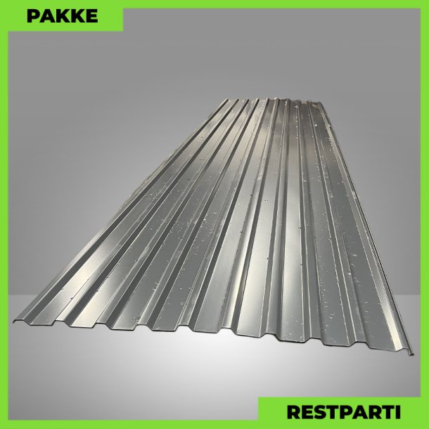 Trapezplade MTP 21 - Restparti - 7 stk. af 4750 mm - 0,5 mm - Antracitgr� - 34,4 m�