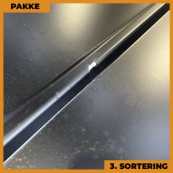 Pandeplade MTP 20/220 - 3. sortering - 20 stk. af 3000 mm - Sort - 64,8 m�
