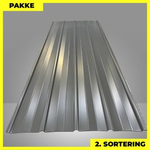 Pandeplade MTP 20/220 - 2. sortering - 7 stk. af 3000 mm - Antracitgr� - 22,6 m�