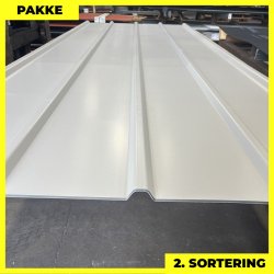 Pandeplade MTP 20/220 - 2. sortering - 13 stk. af 3000 mm - Lysegr� - 42,1 m�