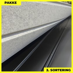 Pandeplade MTP 20/220 m/ dug - 2. sortering - 18 stk. af 3000 mm - Mat Sort - 58,3 m�