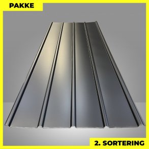 Pandeplade MTP 20/220 m/ dug - 2. sortering - 18 stk. af 3000 mm - Mat Sort - 58,3 m�