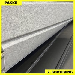 Pandeplade MTP 20/220 m/ dug - 2. sortering - 17 stk. af 3000 mm - Mat Sort - 55 m�