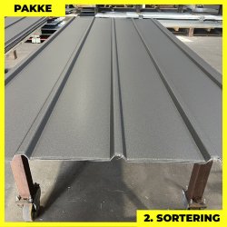 Pandeplade MTP 20/220 m/ dug - 2. sortering - 17 stk. af 3000 mm - Mat Sort - 55 m�