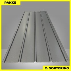 Pandeplade MTP 20/220 m/ dug - 2. sortering - 17 stk. af 3000 mm - Mat Sort - 55 m�