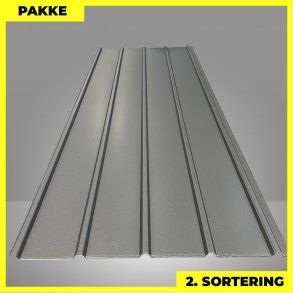 Pandeplade MTP 20/220 m/ dug - 2. sortering - 17 stk. af 3000 mm - Mat Sort - 55 m�