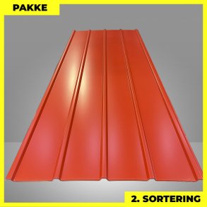 Pandeplade MTP 20/220 - 2. sortering - 10 stk. af 3000 mm - Svenskr�d - 32,4 m�