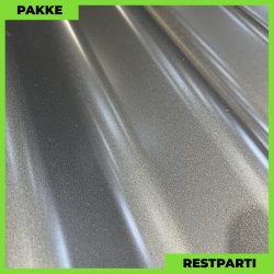 Sinus 35 - Restparti - 5 stk. af 3000-4800 mm - 0,5 mm - M�rk Silver - 18,7 m�