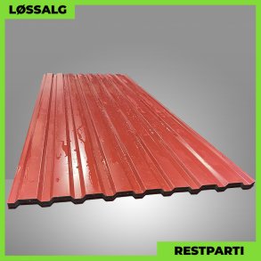 Trapezplade MVP 18 - Restparti - 3000 mm - 0,5 mm - M�rker�d