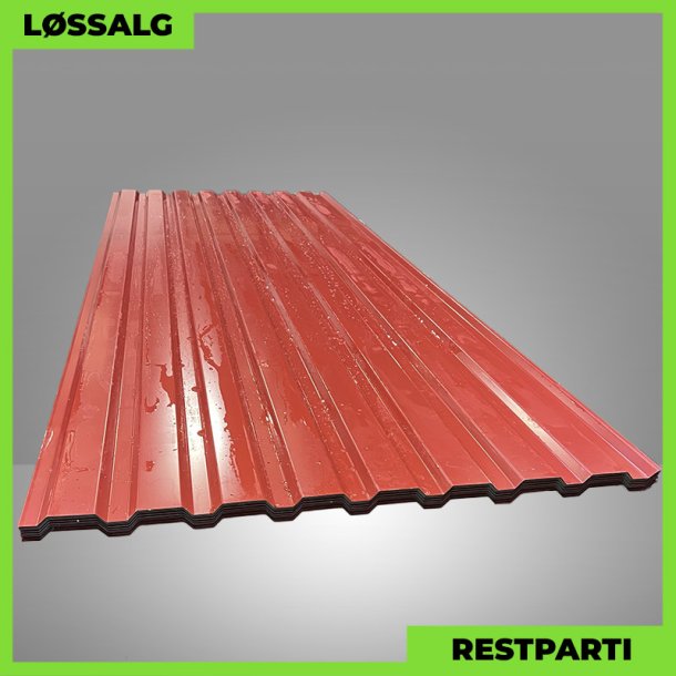 Trapezplade MVP 18 - Restparti - 3000 mm - 0,5 mm - M�rker�d