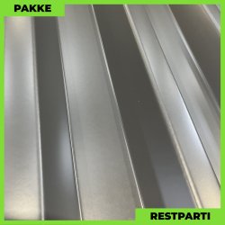 Trapezplade MTP 45 m/ dug - Restparti - 11 stk. af 3000 mm - Grafitgr� - 29,7 m�
