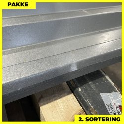 Trapezplade MTP 45 - 2. sortering - 19 stk. af 3000 mm - Silver - 51,3 m�