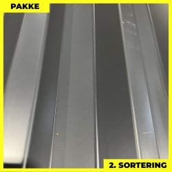 Trapezplade MTP 45 - 2. sortering - 15 stk. af 3000 mm - Grafitgr� - 40,5 m�